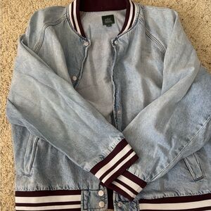 Jean bomber jacket wild fable XL